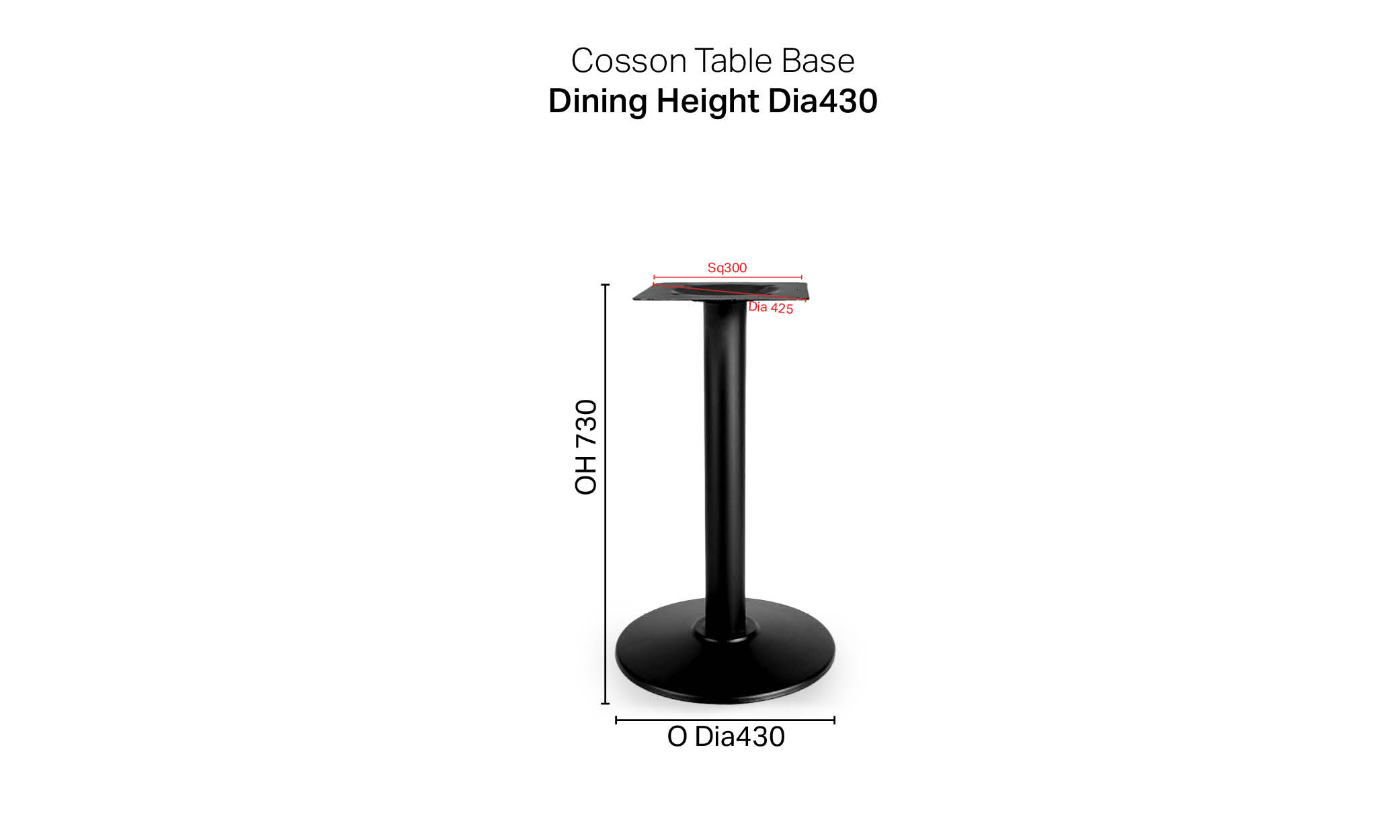 Cosson Table Base